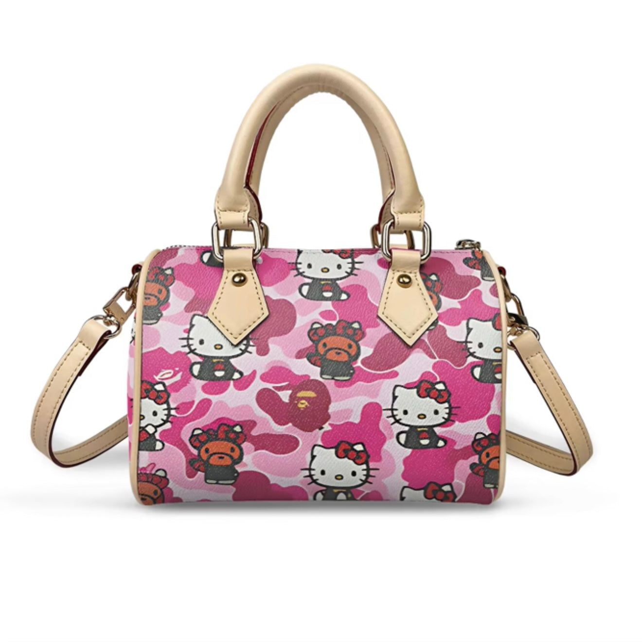 PINK CAMO CRTN PILLOW BAG
