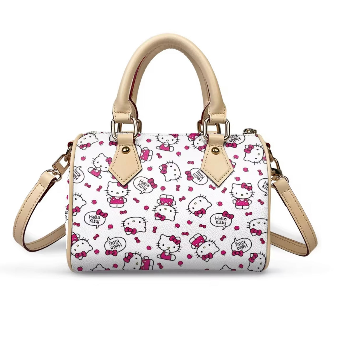 ALL OVER PRINT BOW PILLOW BAG