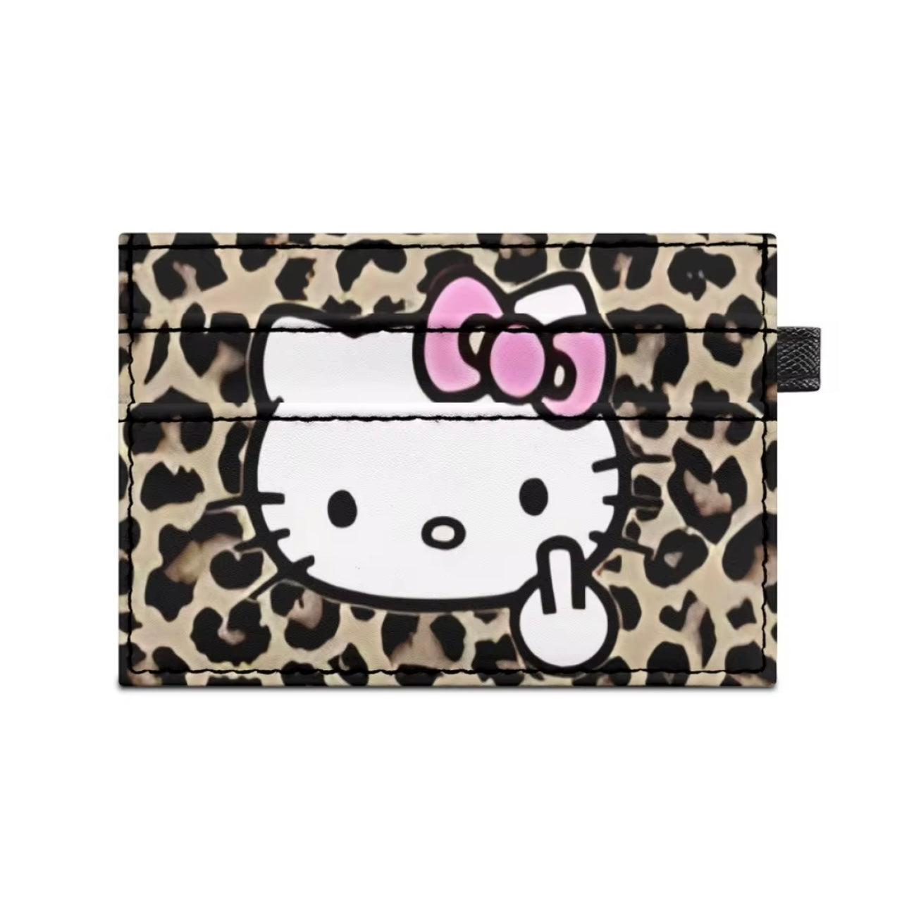 CREAM LEOPARD PRINT CARDHOLDER