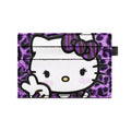 PURPLE LEOPARD BOW CARDHOLDER