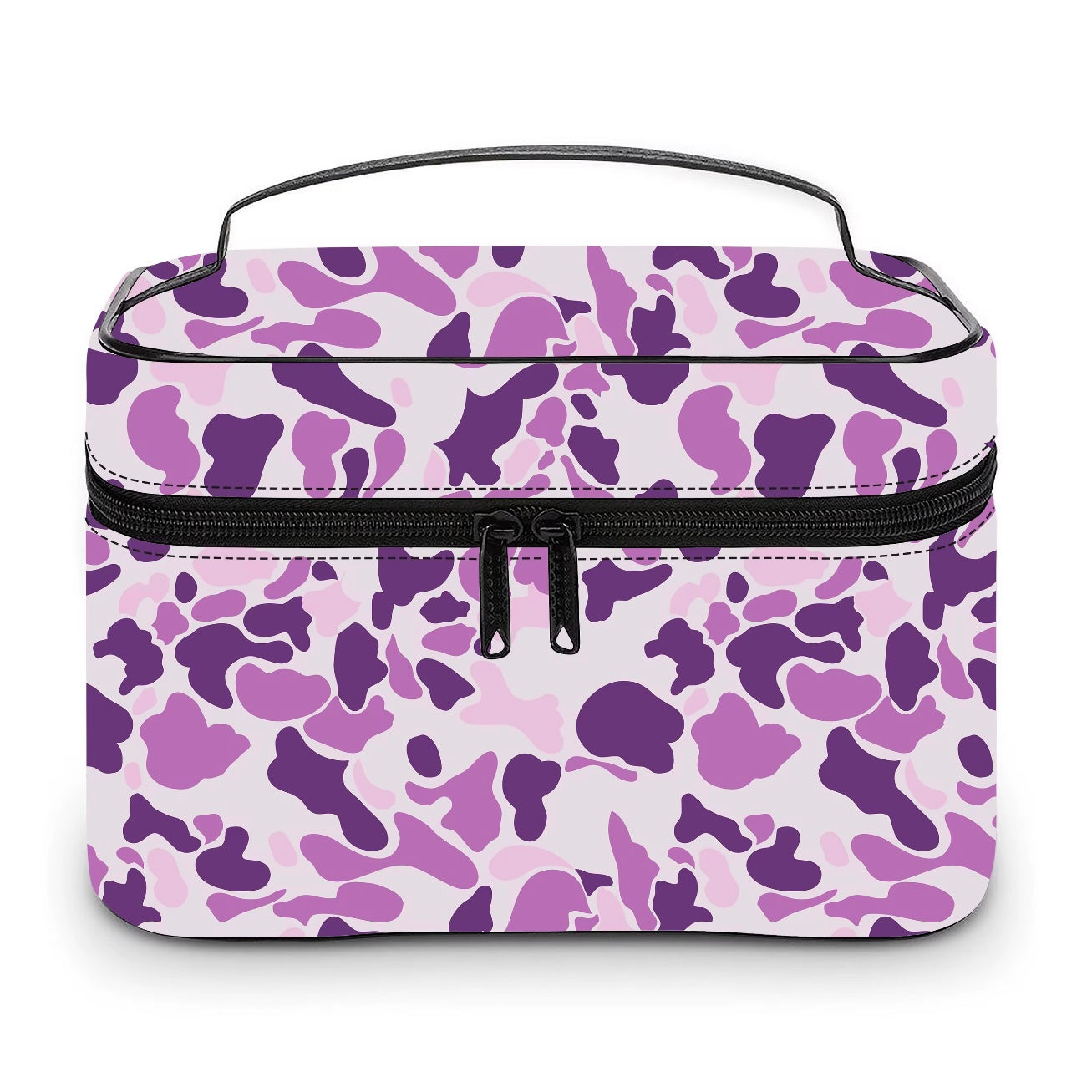 PURPLE CAMO COSMETIC BAG