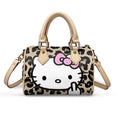 CREAM LEOPARD PRINT PILLOW BAG