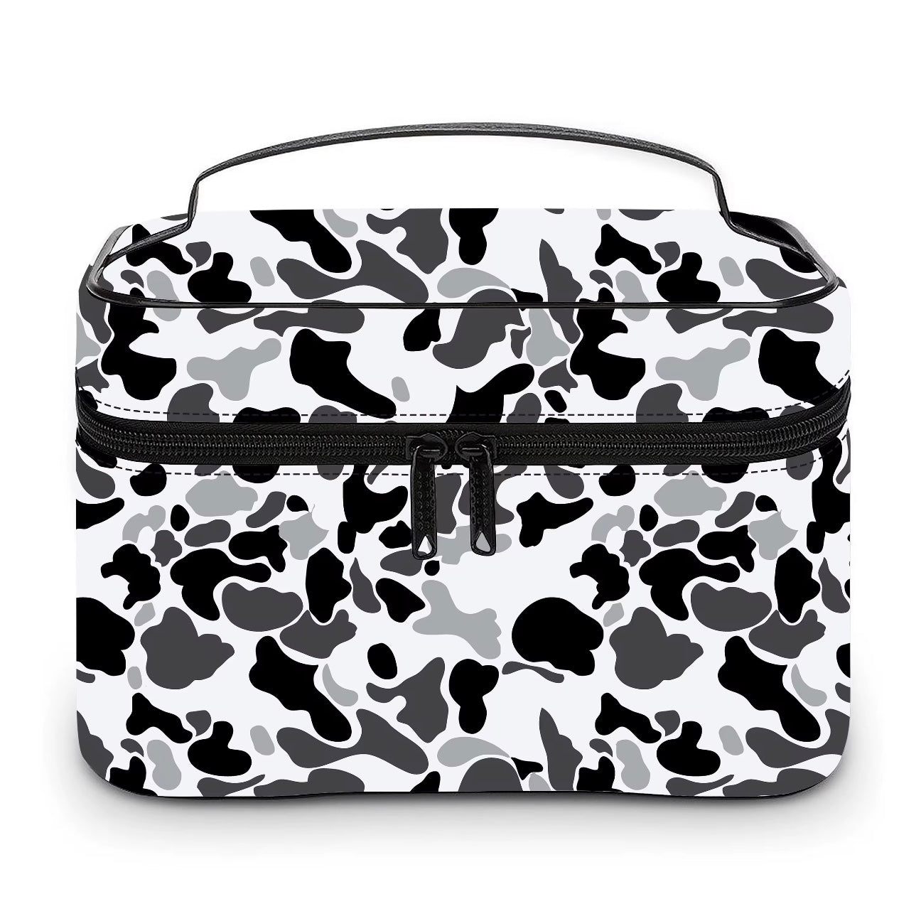 BLACK CAMO COSMETIC BAG