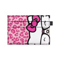 PINK LEOPARD BOW CARDHOLDER