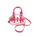 PINK/WHITE CROSS BAG