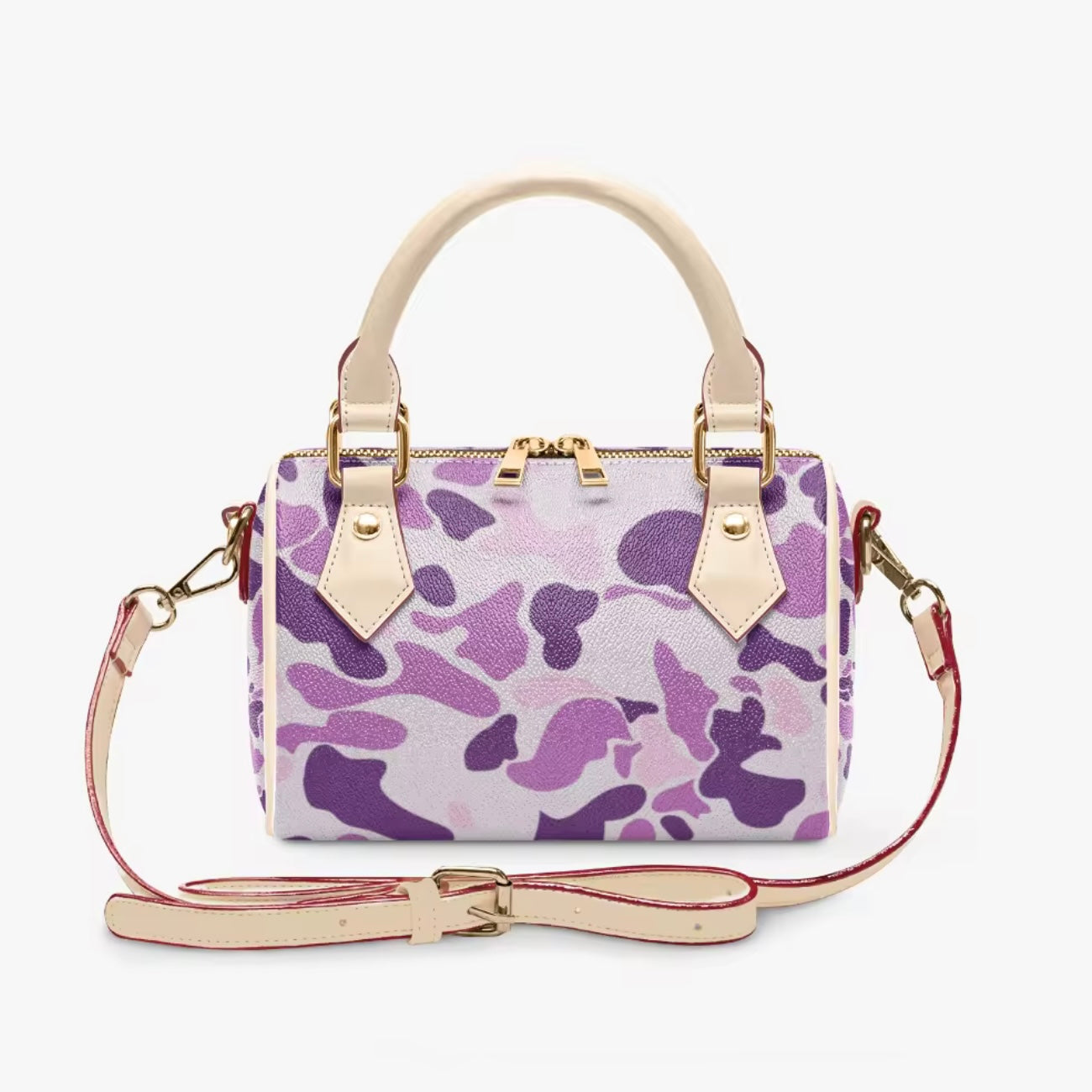 PURPLE CAMO PILLOW BAG