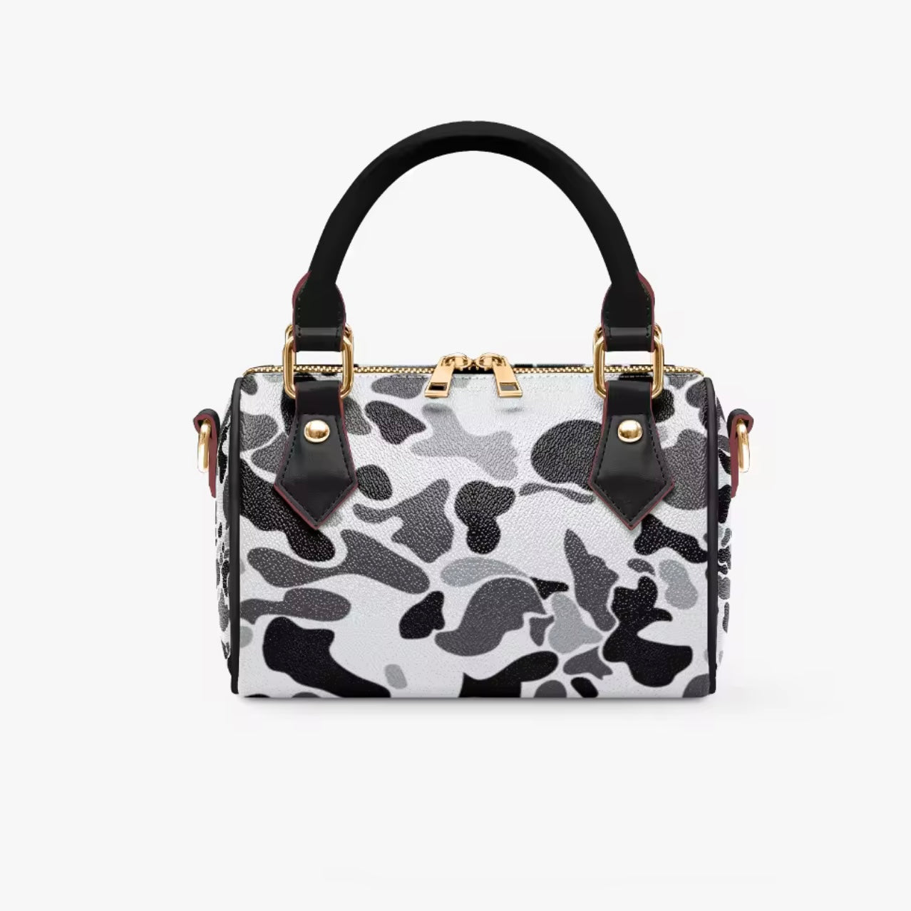 BLACK CAMO PILLOW BAG