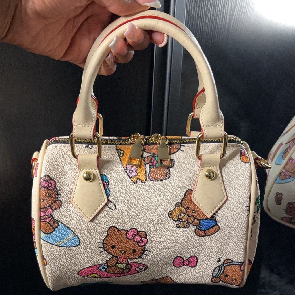 CREAM ALL OVER PRINT PILLOW BAG